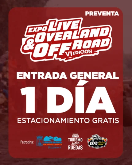 Entrada General ExpoLive Overland -1 día *2°PREVENTA